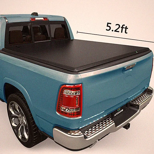 5 ft Soft 3 fold Tonneau Cover Truck Bed for 2015-2026 Chevy Colorado GMC Canyon