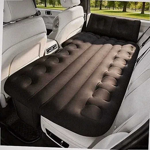 Car Air Mattress - Truck Back Seat Bed & SUV Sleeping Pad, One-Piece Black
