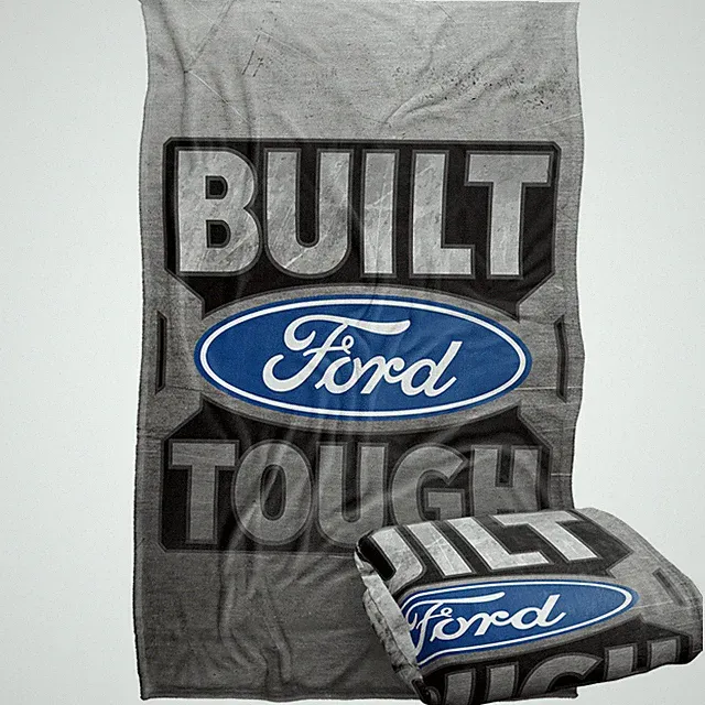 Ford Trucks Built Ford Tough Metal Silky Touch Super Soft Throw Blanket