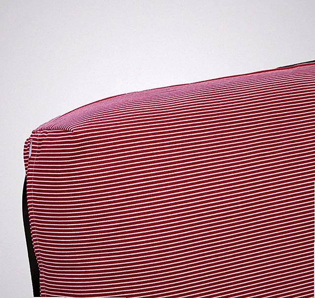 Full Red Stripe Canvas Futon Cover, Mattress Slipcover, Bed Encasement Protector