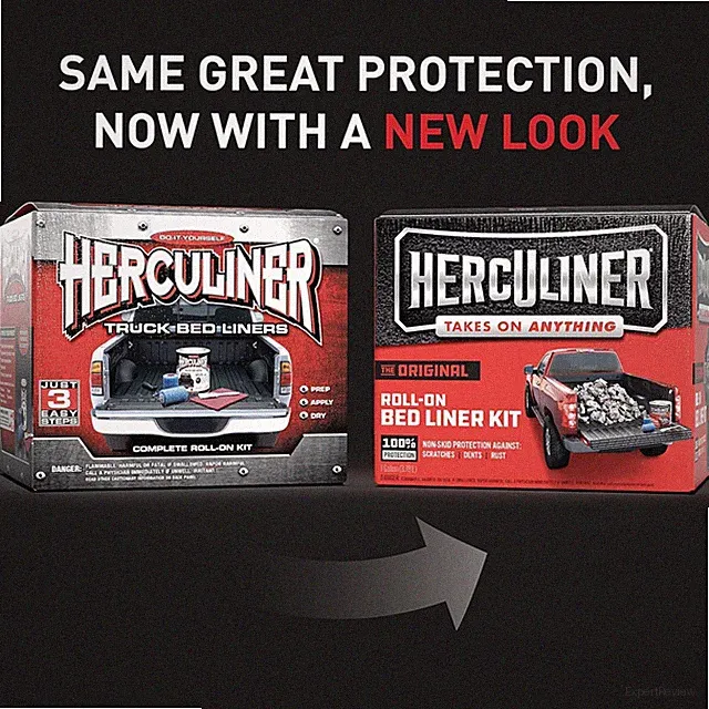 Herculiner Bed Liner Coating - Black, 1 Gallon