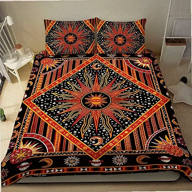 Indian Mandala Bedding Bedspread With Pillow Cover Bed Cover Bedsheet Queen Size