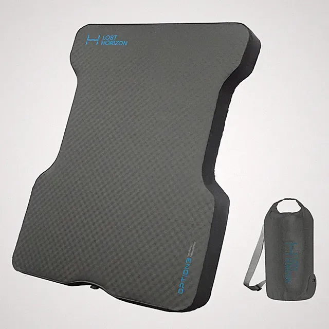 Lost Horizon Truck Bed Camping Air Mattress with Foam, Self Tacoma 6FT, Grey