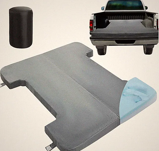 Memory Foam Truck Bed Mattress for 6Ft to 6.5Ft, Foldable 2.5" Thickness Full Si