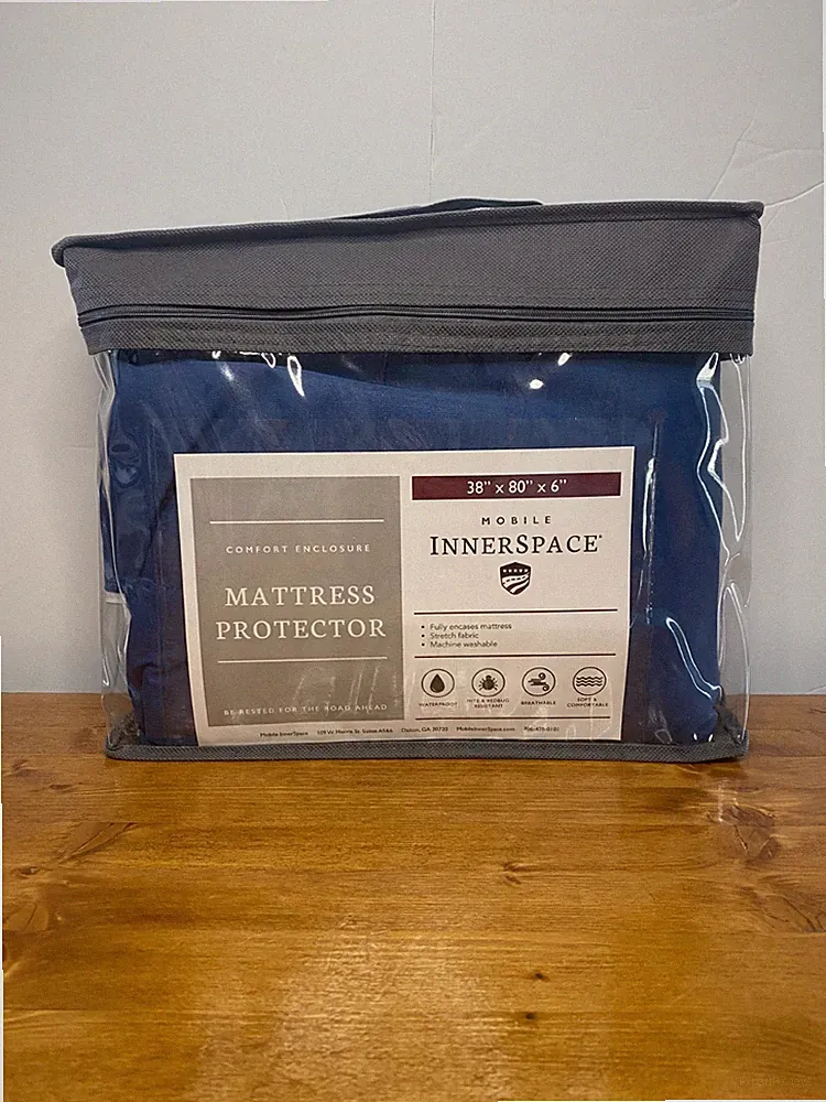 Mobile Innerspace Twin XL Comfort Mattress Protector RV Semi-Truck - 38"x80"x6"