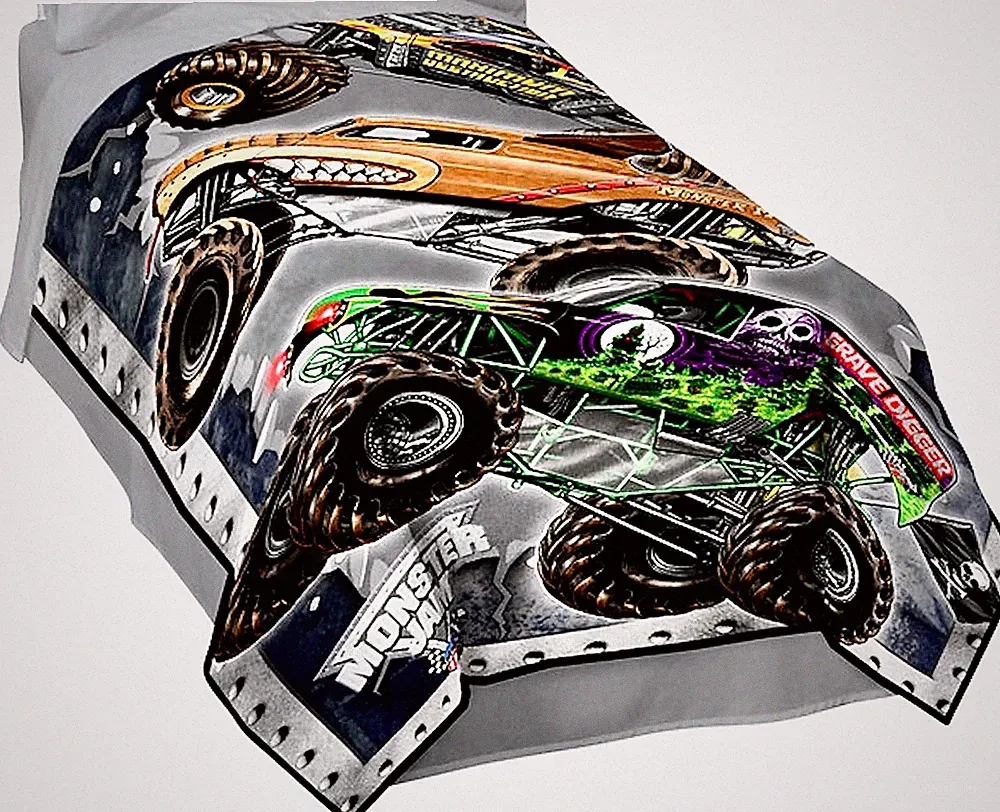 monster truck bedding twin