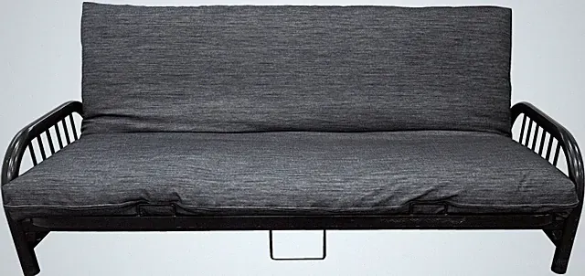 Twin Black Denim Futon Mattress Cover, Slipcovers Encasement Protector