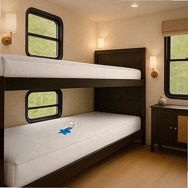 SGI bedding RV Bunk Mattress Protector 42X80 42X80" Truck Sleeper, White