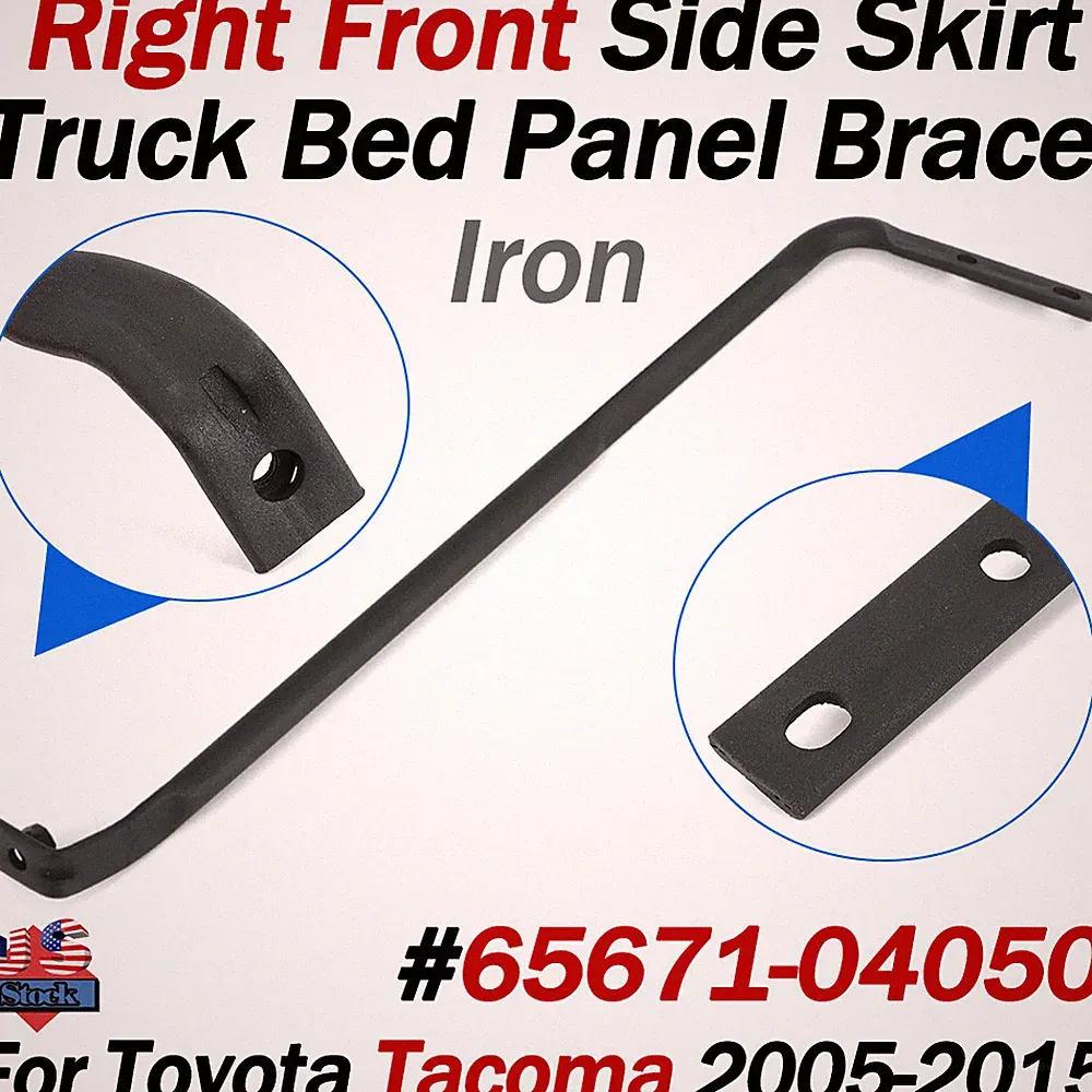 Side Skirt Truck Bed Panel Brace For Toyota Tacoma 05-15 65671-04050 Right Front