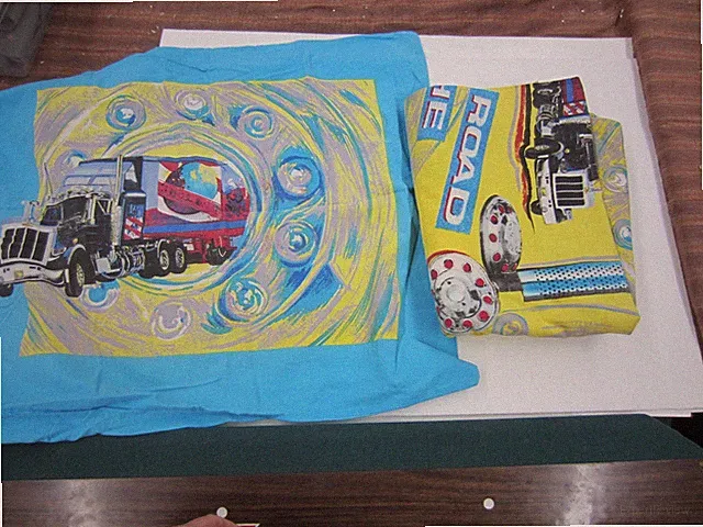 Vintage KING OF THE ROAD Duvet Cover & Pillow Case Set Semi Truck Comforter